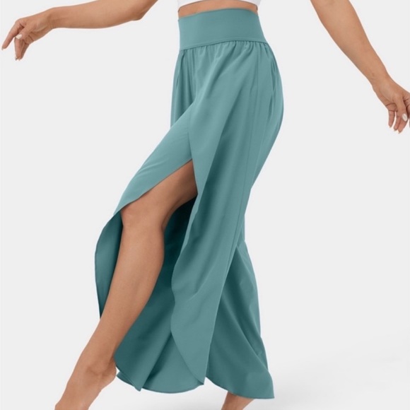 HALARA Breezeful High Waisted Palazzo Split Wide Leg Pants - Picture 2 of 6